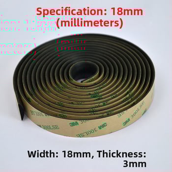 Αυτοκινητικό στεγανοποιητικό για παράθυρα και ηλιοροφή (Μοντέλο 952; 3 mm; καουτσούκ)