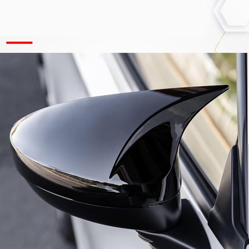 Poklopac retrovizora za Honda Civic 11. generacije (22-25), oblik roga, dekorativni poklopac bez svjetla