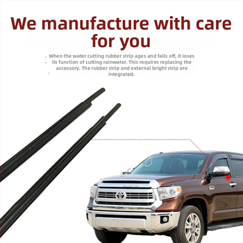 Ταινία στεγανοποίησης γυαλιού αυτοκινήτου για Toyota Tundra (2006–2020), καουτσούκ, πάχος 1.5 mm, συμβατή με πολλά μοντέλα