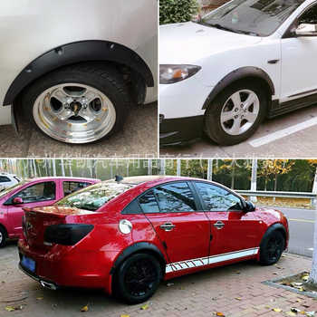 Aripi late pentru sedanuri, SUV-uri și vehicule off-road, material ABS, model: Wide body wheel eyebrow, aplicabil general, origine Guangzhou