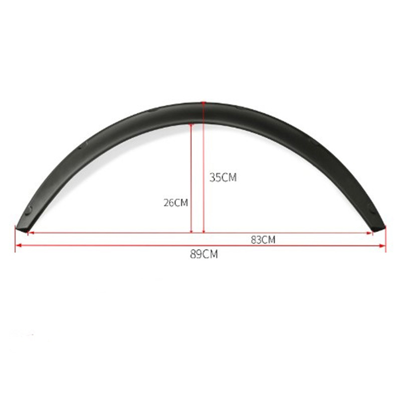 Fender ABS universal pentru SUV, design Off-Road cu arcuri late, personalizare disponibilă