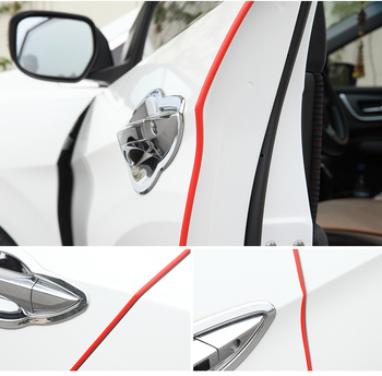 Pojas zaštite rubova vrata automobila, PVC, 1 m, crna, zaštita od udaraca i ogrebotina