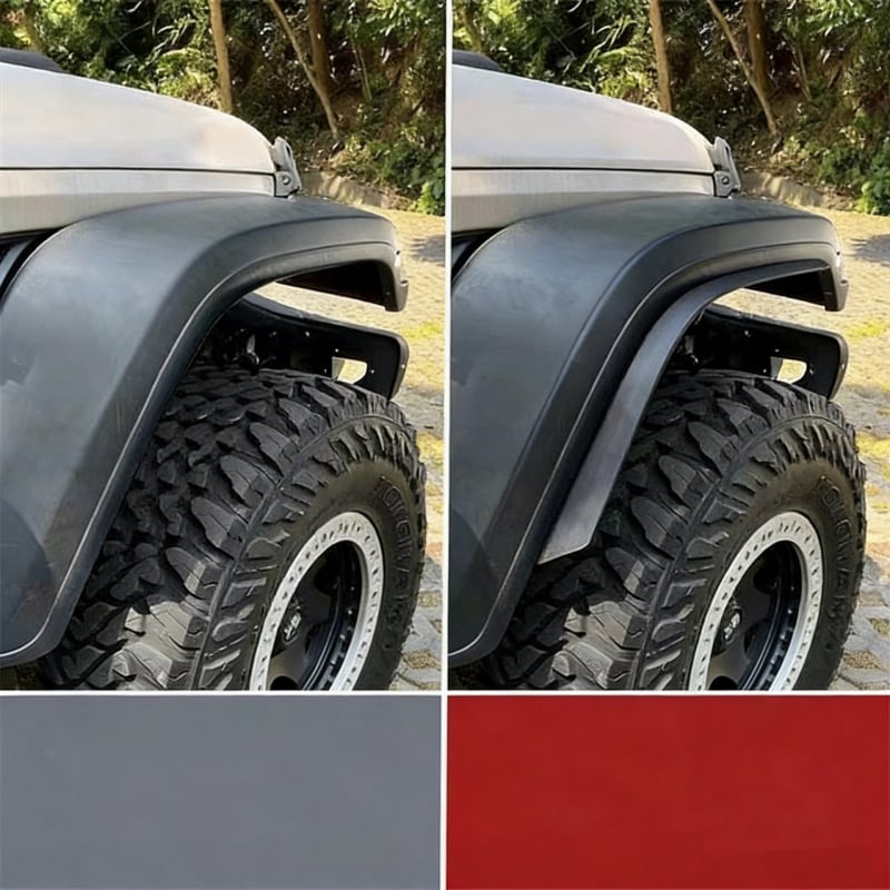 Profil arc de roți Jeep Wrangler JL, margine lată a arcului, material 27034, montaj personalizabil