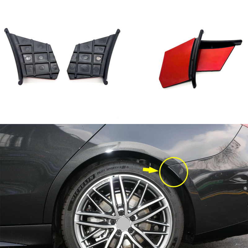 Hexinjia ABS aripi widebody spate pentru Mercedes-Benz Clasa C W206 AMG (C260/C350/C43/C63) – Personalizare disponibilă