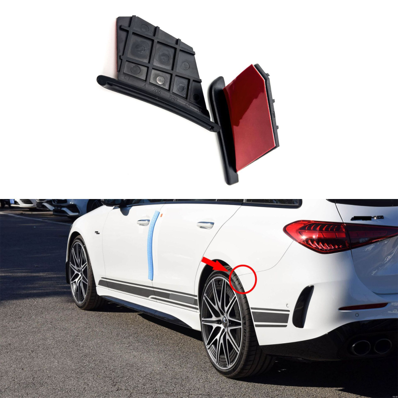 Hexinjia ABS aripi widebody spate pentru Mercedes-Benz Clasa C W206 AMG (C260/C350/C43/C63) – Personalizare disponibilă