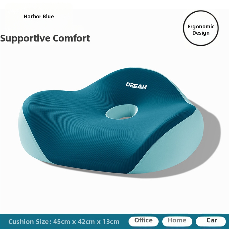 Jastuk za stolac u uredu s memory foam punjenjem, najlonska navlaka, prilagodljiv, modernog minimalističnog stila, prikladan za dnevnu sobu, radnu sobu i balkon
