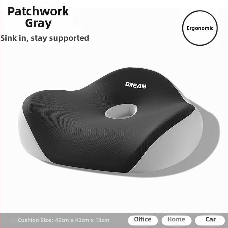 Jastuk za stolac u uredu s memory foam punjenjem, najlonska navlaka, prilagodljiv, modernog minimalističnog stila, prikladan za dnevnu sobu, radnu sobu i balkon