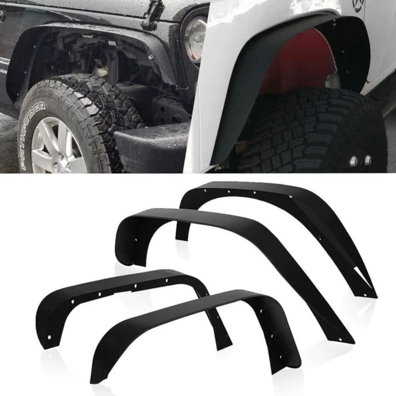 07-17 Jeep Wrangler Willow Leaf Wheel Eyebrow Fender – Prilagođeni blatnici kotača