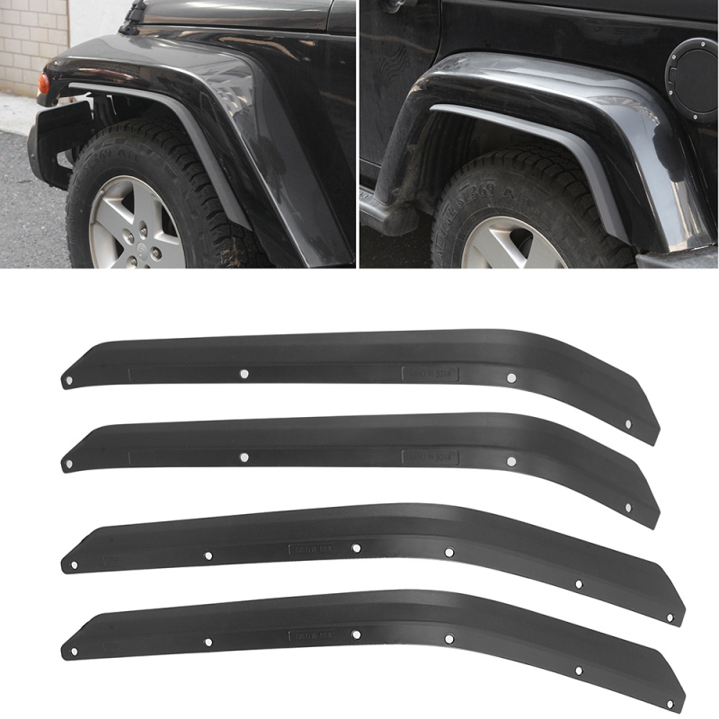 Vanjska dekorativna zaštita blatnika Wrangler JK 07-17, PP materijal, Chenyao JK07-17