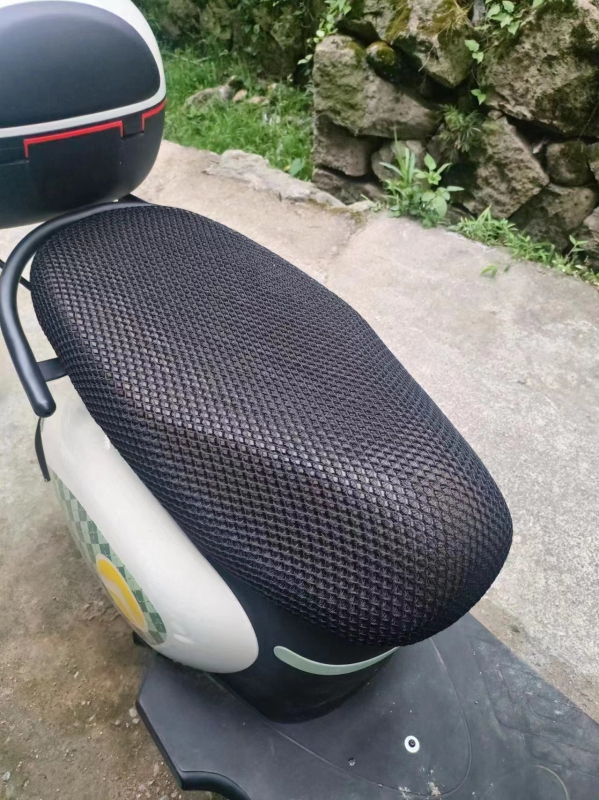 Κάλυμμα καθίσματος ηλεκτρικού ποδηλάτου - Ice Silk υλικό, κατάλληλο για όλες τις εποχές, με εκτύπωση λογοτύπου, χωρίς γέμισμα