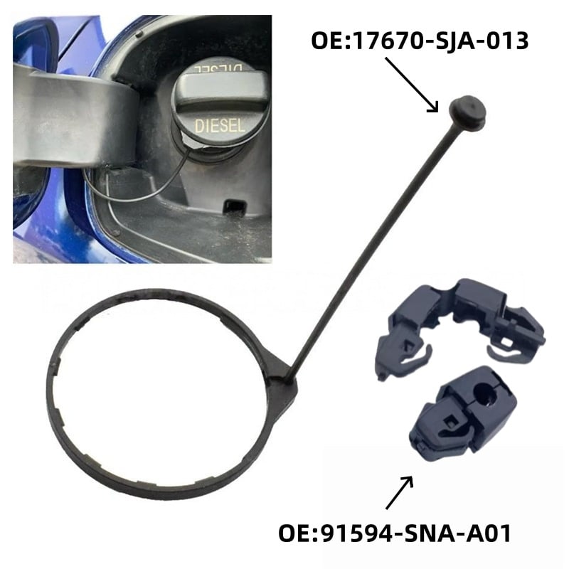 Lančić za poklopac spremnika goriva za vozila Honda/Acura – Nylon, Angjie, Model: 17671SJA003 91594SNAA01