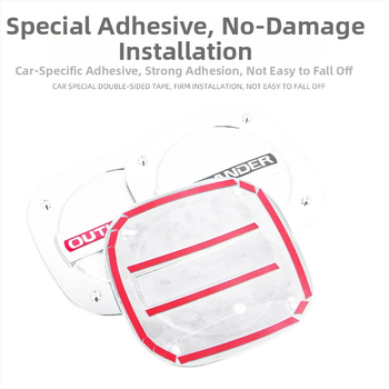 Dekoratívna samolepka krytu palivovej nádrže pre Mitsubishi Outlander (13-22) - ABS, Značka Xiao Le Wang, Pôvod Wenzhou