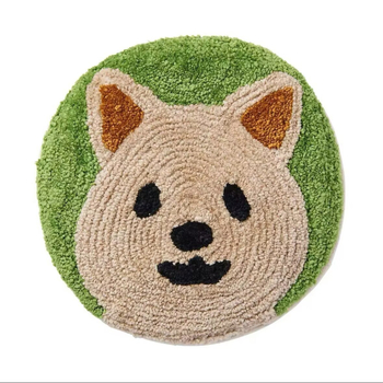 Jastučnica za balkon s motivom slatkih životinja, protuklizna površina, punjenje poliester vlaknima, crtani stil, prilagodljivo.