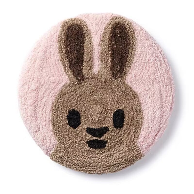 Jastučnica za balkon s motivom slatkih životinja, protuklizna površina, punjenje poliester vlaknima, crtani stil, prilagodljivo.