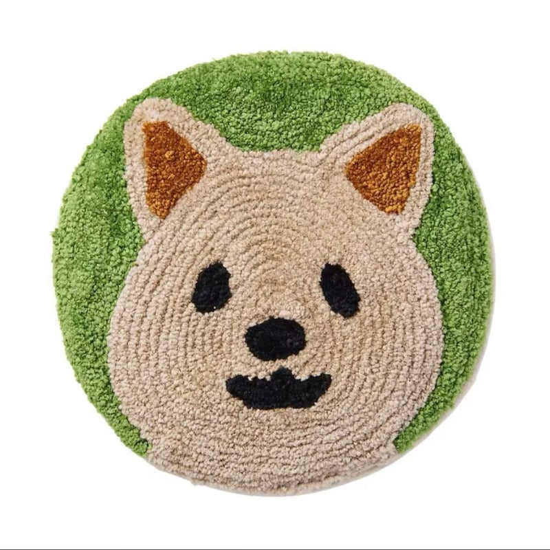 Jastučnica za balkon s motivom slatkih životinja, protuklizna površina, punjenje poliester vlaknima, crtani stil, prilagodljivo.