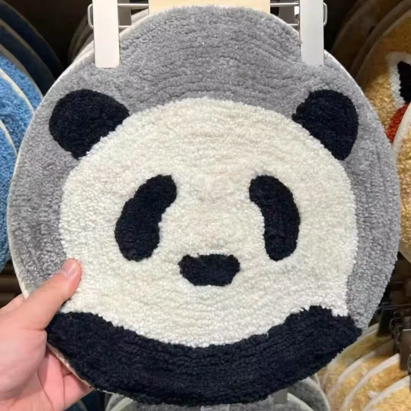 Jastučnica za balkon s motivom slatkih životinja, protuklizna površina, punjenje poliester vlaknima, crtani stil, prilagodljivo.