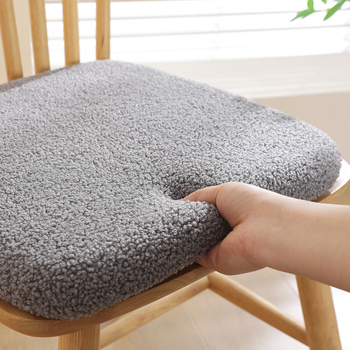 Irodai szék memóriahabos üléspárna teddy velúr bevonattal, vastagított dizájn, egyszínű