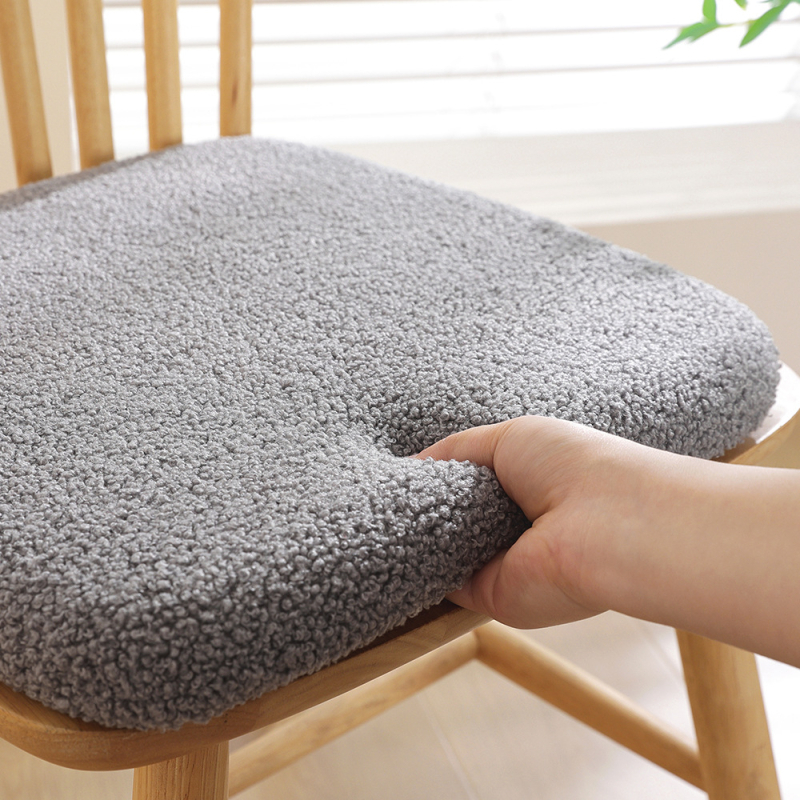 Irodai szék memóriahabos üléspárna teddy velúr bevonattal, vastagított dizájn, egyszínű