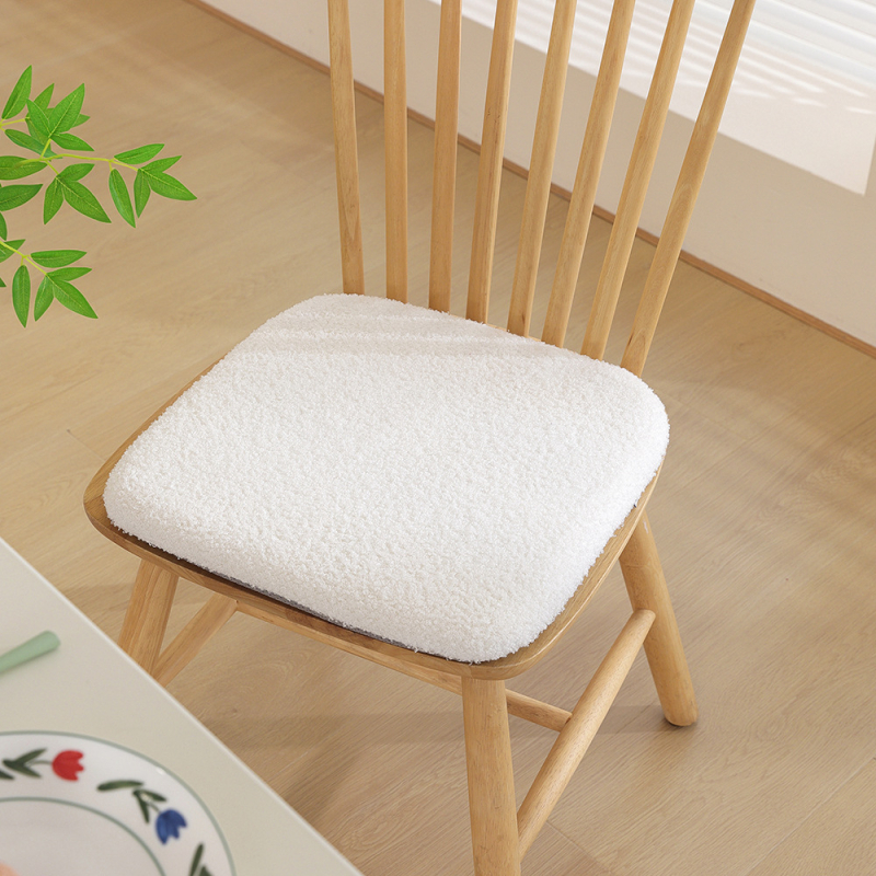 Irodai szék memóriahabos üléspárna teddy velúr bevonattal, vastagított dizájn, egyszínű