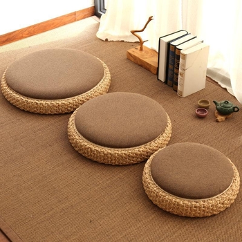 Futon jastuk za koljena i meditaciju, tatami, jastuk od ratana za čajnu ceremoniju, debeli podni futon