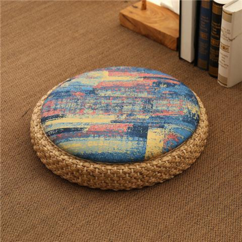 Futon jastuk za koljena i meditaciju, tatami, jastuk od ratana za čajnu ceremoniju, debeli podni futon