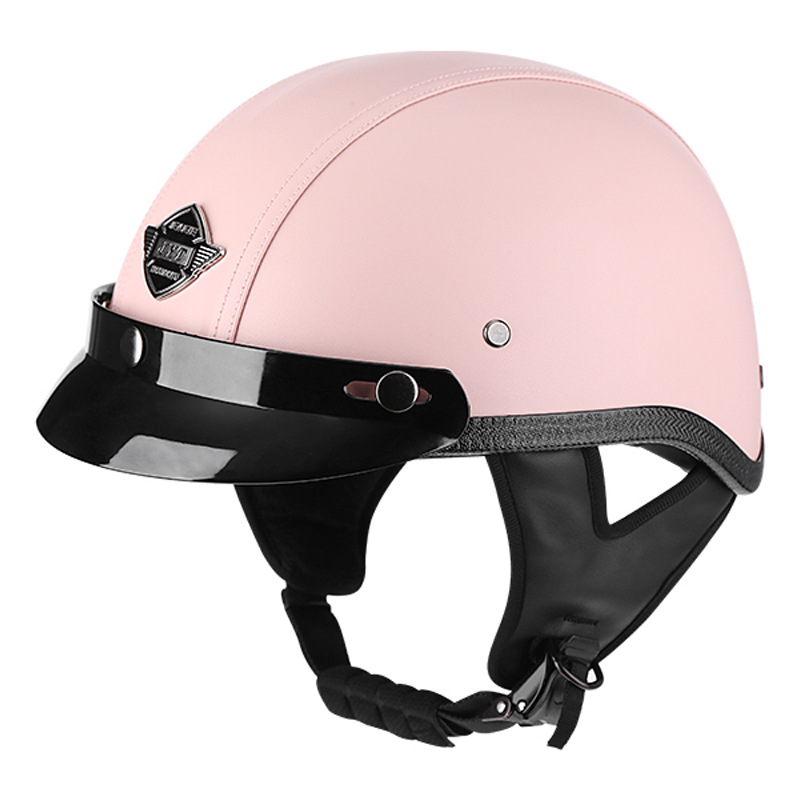 Kaciga za električni bicikl - retro dizajn, polu-kaciga, unisex (ABS, JYT, motociklistička kaciga)