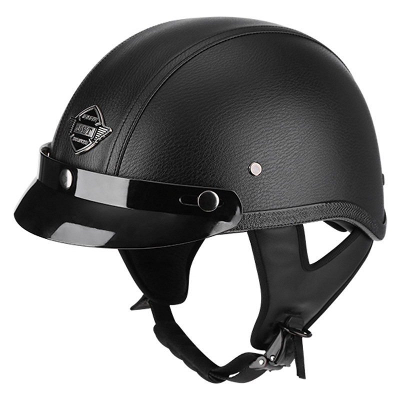 Kaciga za električni bicikl - retro dizajn, polu-kaciga, unisex (ABS, JYT, motociklistička kaciga)