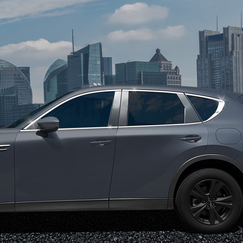 Mazda CX-60 Vanjske ukrasne trake za prozore, nehrđajući čelik – Za 22 modela, Model 3, otporne na ogrebotine i habanje