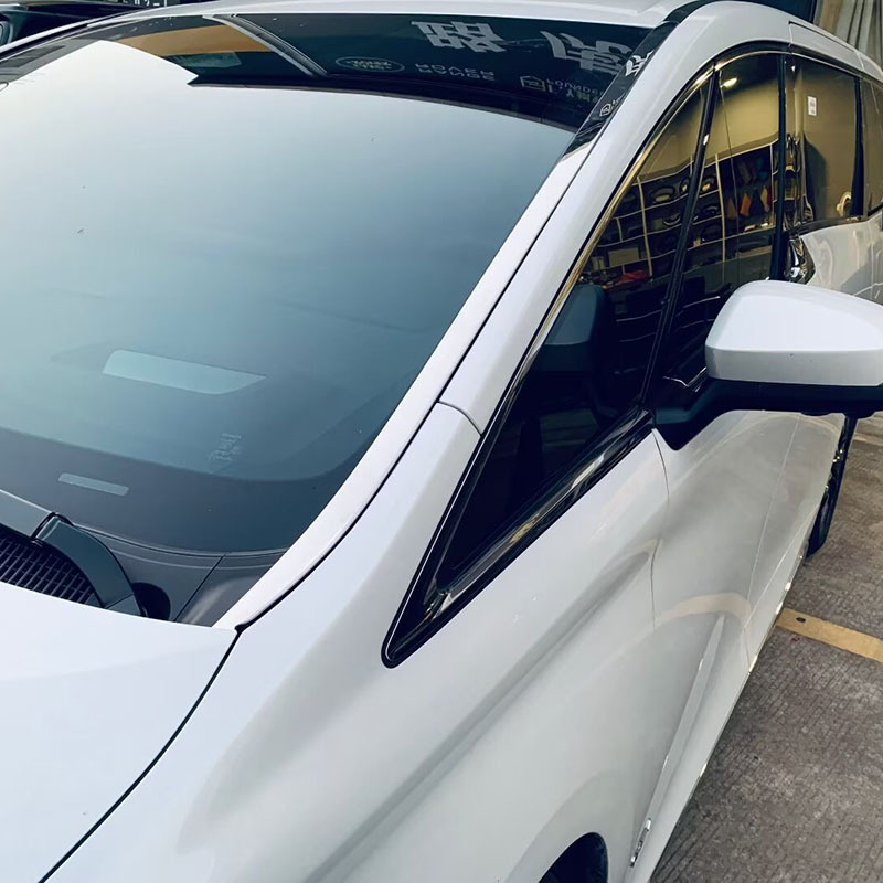 Nehrđajući čelični ukrasni trak prednjeg stakla za Toyota Alphard, 23 modela i 40-serija, dekoracija i zaštita HOTTOP/Tanglian