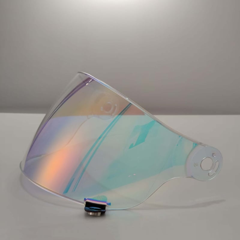 Лещи за каска Bell Bullitt ретро мотоциклетна каска, плоска леща, Aurora електроплакиране, за ден и нощ