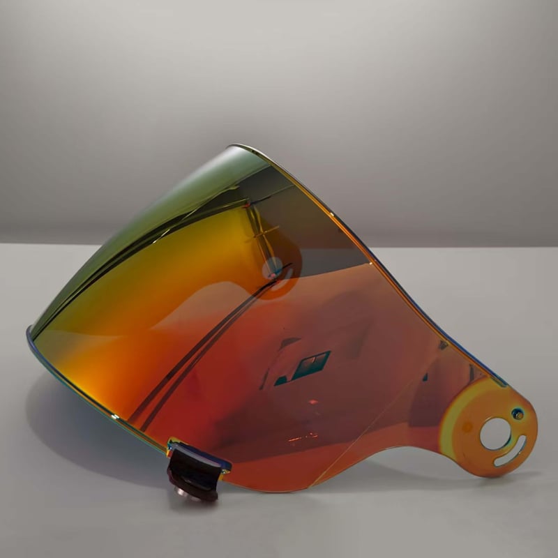 Лещи за каска Bell Bullitt ретро мотоциклетна каска, плоска леща, Aurora електроплакиране, за ден и нощ
