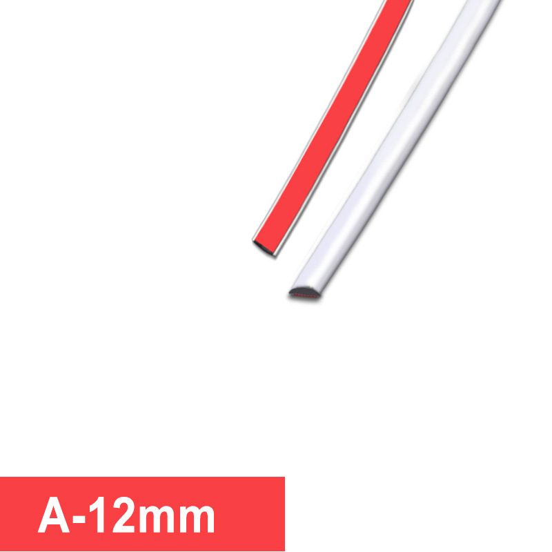 Dekorativna traka za karoseriju automobila - kromirana PVC, protiv ogrebotina, univerzalna kompatibilnost, Marka: RUNDONG AUTO ACCESSORIES, Vanjski ID: R-2104-4