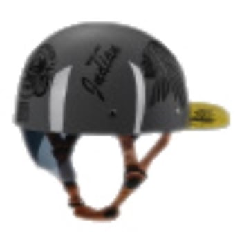 Jrte Retro DOT motociklistička kaciga, Unisex, Personalizirana kaciga za vožnju s ukrasom za slušalice