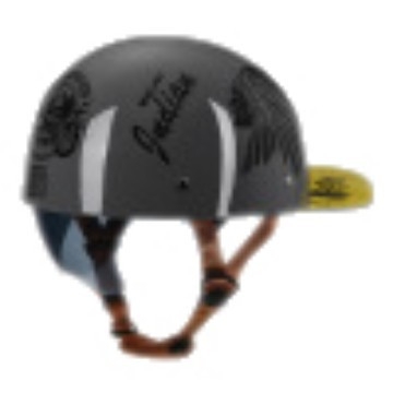 Jrte Retro DOT motociklistička kaciga, Unisex, Personalizirana kaciga za vožnju s ukrasom za slušalice