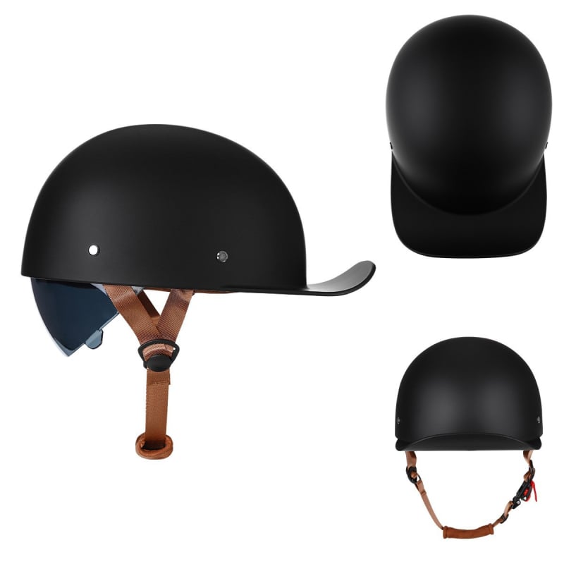 Jrte Retro DOT motociklistička kaciga, Unisex, Personalizirana kaciga za vožnju s ukrasom za slušalice
