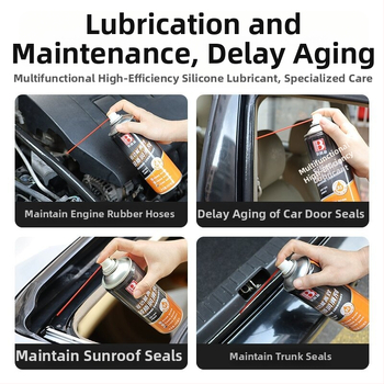 Υψηλής απόδοσης σπρέι λιπαντικού σιλικόνης για αυτοκινητικές καουτσούκ σφραγίσεις και στεγανοποιήσεις παραθύρων, διάρκεια ζωής 3 έτη