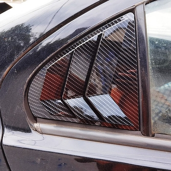 Zadnje trokutaste zaštitne rolete za prozore Mitsubishi Wing God 09-16 – ABS, vanjska dekoracija u stilu Mustang, kompatibilno s MT/manual, prilagodljiva obrada (Materijal: ABS; Primjenjivi modeli: Mitsubishi Wing God 09-16; Mjenjač: MT/manual)