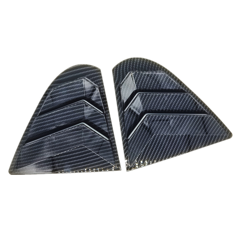 Zadnje trokutaste zaštitne rolete za prozore Mitsubishi Wing God 09-16 – ABS, vanjska dekoracija u stilu Mustang, kompatibilno s MT/manual, prilagodljiva obrada (Materijal: ABS; Primjenjivi modeli: Mitsubishi Wing God 09-16; Mjenjač: MT/manual)