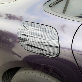 Zaštitna naljepnica poklopca spremnika goriva za Audi A5L 2026 SAIC FAW — ABS plast, uzor karbonskih vlakana / crna lak, za modificirana vozila