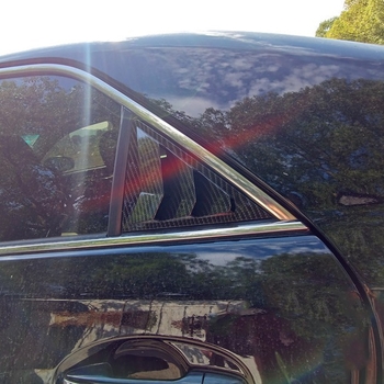 ABS stražnje trokutasto prozorsko ventilacijsko žaluziranje Toyota Reiz (2010-2017) – vanjska dekoracija u stilu Mustanga, prilagodljivo
