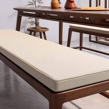 Ülőpad párna, Új kínai stílus, egyszínű, anyaga pamut és len, töltés: sűrű hab, testreszabható, Pomelo márka