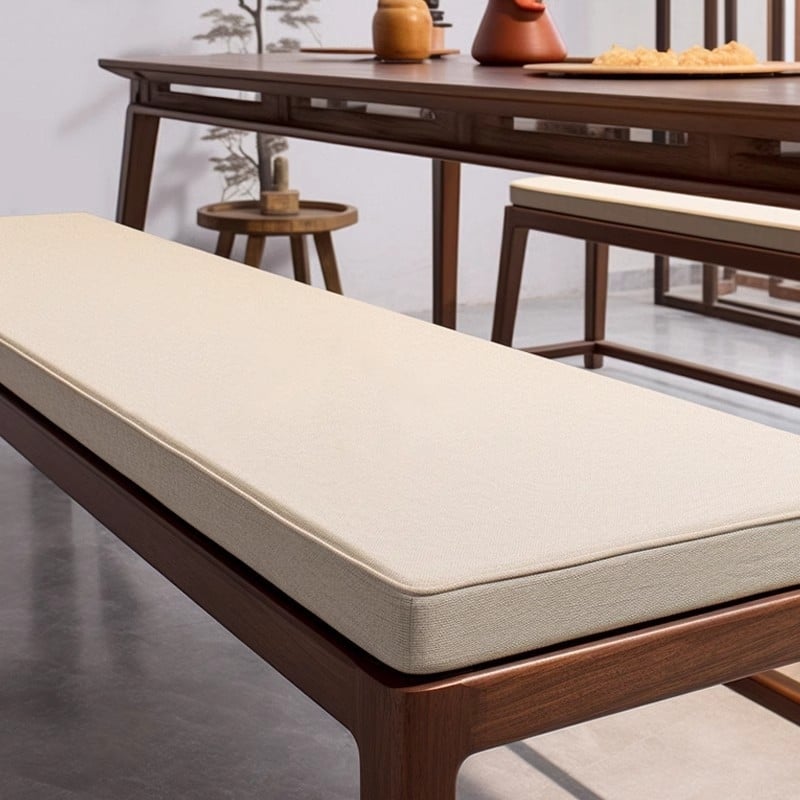 Ülőpad párna, Új kínai stílus, egyszínű, anyaga pamut és len, töltés: sűrű hab, testreszabható, Pomelo márka