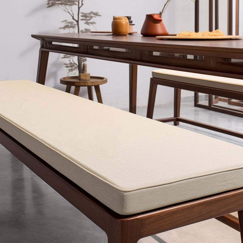 Ülőpad párna, Új kínai stílus, egyszínű, anyaga pamut és len, töltés: sűrű hab, testreszabható, Pomelo márka