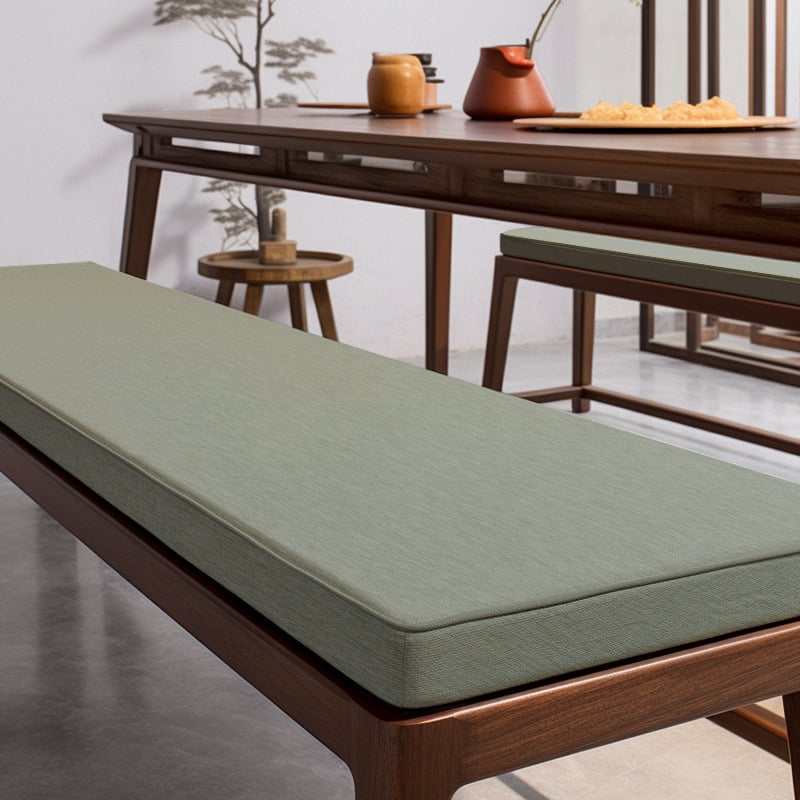 Ülőpad párna, Új kínai stílus, egyszínű, anyaga pamut és len, töltés: sűrű hab, testreszabható, Pomelo márka