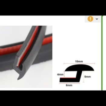 Bandă decorativă pentru aripa roții – protecție la impact, EPDM, piese ne-standard, marca Jixufeng