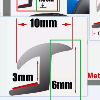 Bandă decorativă pentru aripa roții – protecție la impact, EPDM, piese ne-standard, marca Jixufeng
