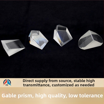 Huasen K9 sklenený pravouhlý prizma pre optické prístroje, meranie vzdialenosti, model hs1016