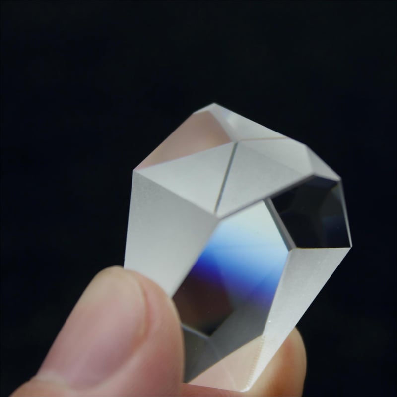 Huasen K9 üveg jobb szögű prizma optikai műszerekhez, távolságmérés, modell hs1016