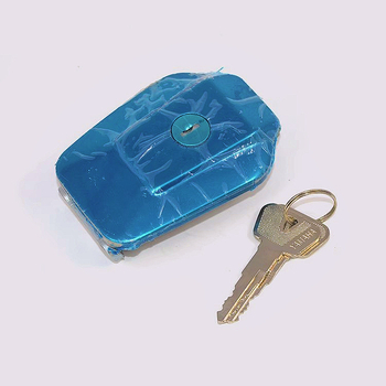 ZhiBN Motorkerékpár-zár készlet - indítókapcsoló + tankfedélzár, univerzális stílus, alumínium