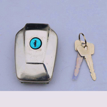 ZhiBN Motorkerékpár-zár készlet - indítókapcsoló + tankfedélzár, univerzális stílus, alumínium